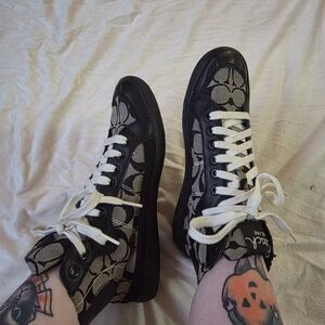 Y2K Coach Ellis High-Top Sneaker - READ DESCRIPTION